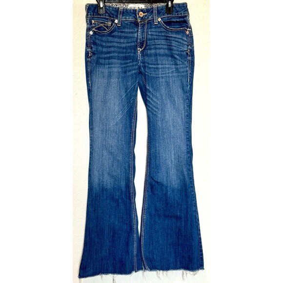 Ariat Women's Jeans REAL Mid Rise Stretch Fit Boot Cut Spitfire Size 30 L - Picture 1 of 7